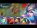 Ashe but I build lethality and my Arrows are RAZOR Sharp ONE W HALF YOUR HP
