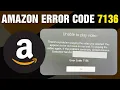 How To Fix Amazon Error Code 7136