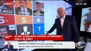 Sondaj: Călin Georgescu și Crin Antonescu, scenariul cel mai probabil al finalei prezidențiale