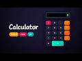 Create a Modern Calculator UI with HTML CSS JS Full Tutorial