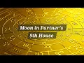 Moon in Partner s 9th House synastry aspect Synastryvenus