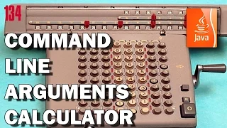 JAVA Command line arguments calculator