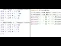 Python program to add subtract multiply and divide two fractions