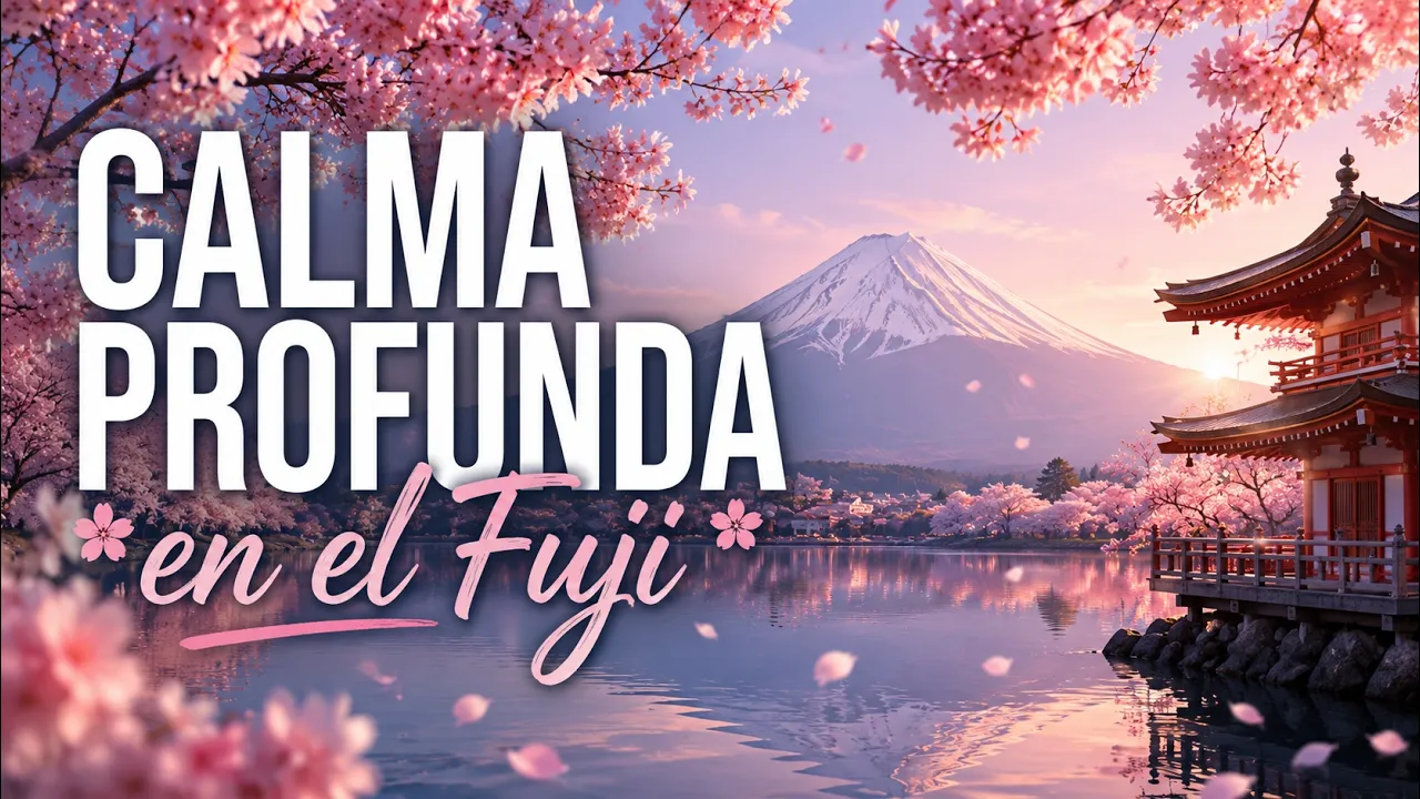 Música Relajante para Meditar y Dormir 🌸 Calma Profunda en el Fuji