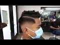MID DROP FADE COMBOVER TUTORIAL EASY STEPS