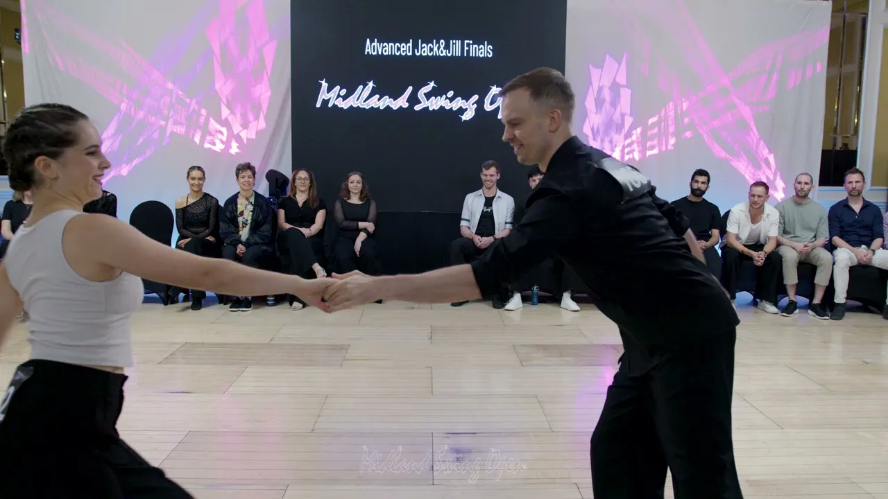 Ats Nisov & Alexia Maire - 2nd place Advanced Jack&Jill Finals - Midland Swing Open 2024