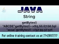 how to convert string into byte array in java getBytes method in java