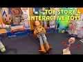Toy Story 4 interactive toys fall down when told Someone s coming