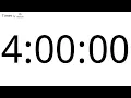 4 Hour Countup Timer