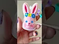 Painting a Cute Easter Bunny Figurine