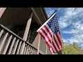 See it Installed - 5 ft Flag Pole and 3x5 ft American Flag