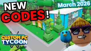 All Working Codes Custom PC Tycoon April 2026 Roblox