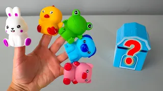 Aprendiendo colores y animales Una canción infantil sobre los dedos Para los más pequeños