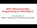 8051 C Program for Serial Communication
