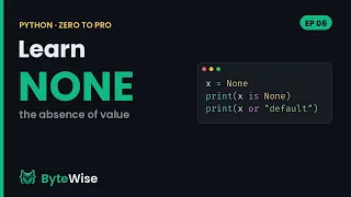 Python None Explained What It Really Means Zero to Pro