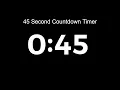 45 Second countdown timer - No sound