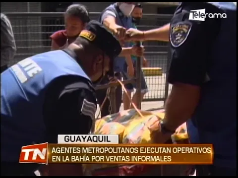 Agentes Metropolitanos ejecutan operativos en la Bahía por venta informales