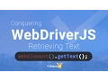 02 Retrieve text using getText in webdriver JS