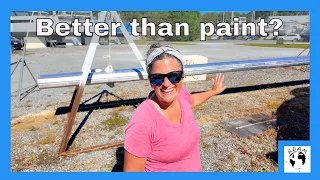 Restoring Our Sailboat’s Aluminum | Nyalic Finish & a Scary Accident in the Boatyard Ep. 56 #refit
