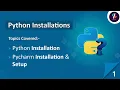 Python Tutorial For Beginners How to Install PyCharm on Windows 10 PyCharm Tutorial