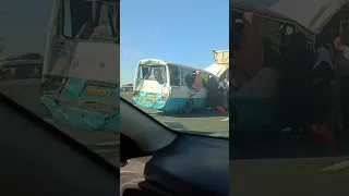 حادث مرور خطير في طريق السريع 