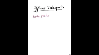 Python interpreter