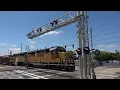 UP 1401 West Sacramento Port Local Zinfandel Dr Railroad Crossing Rancho Cordova CA