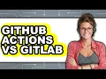 GitHub Actions vs GitLab - 2025 Comparison