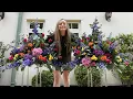How To Make A Large Pedestal Arrangement WEDDING FLOWERS CHURCH FLOWERS