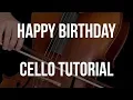 Cello Tutorial Happy Birt ay