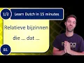 Download Lagu Learn Dutch (Flemish) in 15 minutes: relative clause 1/2 (relatieve bijzin) (B1)