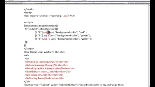 EQ IN JQUERY EXAMPLE DEMO