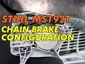 STIHL MS192T Chainsaw Chain Brake Configuration