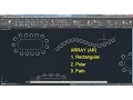Autocad - Cach su dung lenh Array trong AutoCAD tuy chon Path cua lenh Array