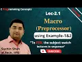 C programming Preprocessor Macro examples Part-1