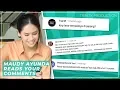 Download Lagu Maudy Ayunda Reads Your Comments | Aku Sedang Mencintaimu