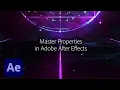 Master Properties in After Effects 15 1 Adobe Creative Cloud
