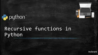 Recursive functions in Python