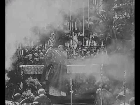 Luxembourg 1911 Octave Final Procession.