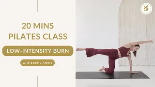 20mins Pilates Class - Low Intensity Burn with Sammy Amore