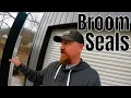How Do You Seal a Rollup Garage Door - 4 Brush Seals Installation On The Shop