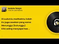 SUARA KAYU - CERITA KESUKAAN || LIRIK