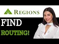 How To Find Regions Bank Routing Number 2025