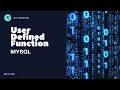 User Defined Function Cara membuat fungsi