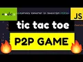 Build P2P Tic Tac Toe Multiplayer Game Online Using Socket io Node js and Express WebRTC Full App