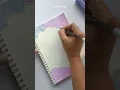 Aesthetic page idea for school projects and journals