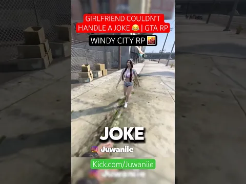 GIRLFRIEND COULDN'T HANDLE A JOKE 😂 IN GTA RP (WINDY CITY RP)