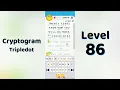 Cryptogram Tripledo Level 86 Solutions Logic Puzzle Game Mini Boss