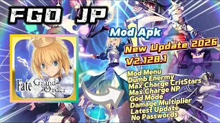 FGO JP v2 128 1 Mod Apk God Mode Damage Multiplier New Update 2026
