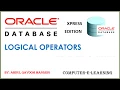 Logical Operators used in Oracle Database 10g XE Computer e Learning